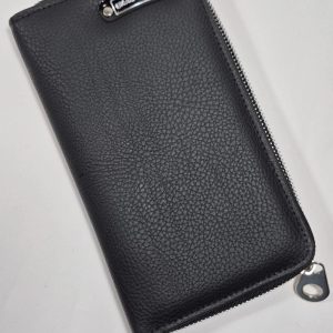 MAXI BILLETERA (NEGRA LISA/CRO CO NEGRA)